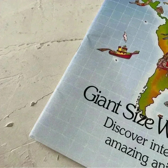 Giant Size World And Continent Maps Atlas Book - Picture 9 of 10